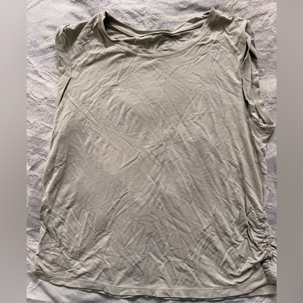 Layer 8 Light Gray Sleeveless Athletic Top( just creased)